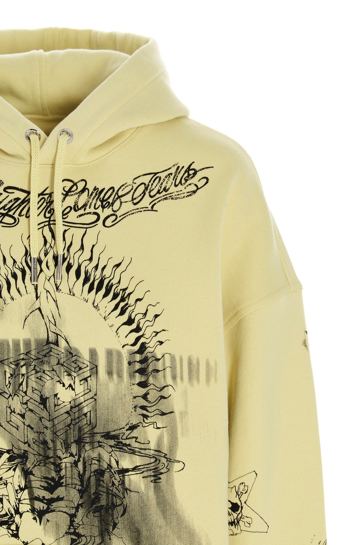 Givenchy Oversize Sweatshirt In Yellow