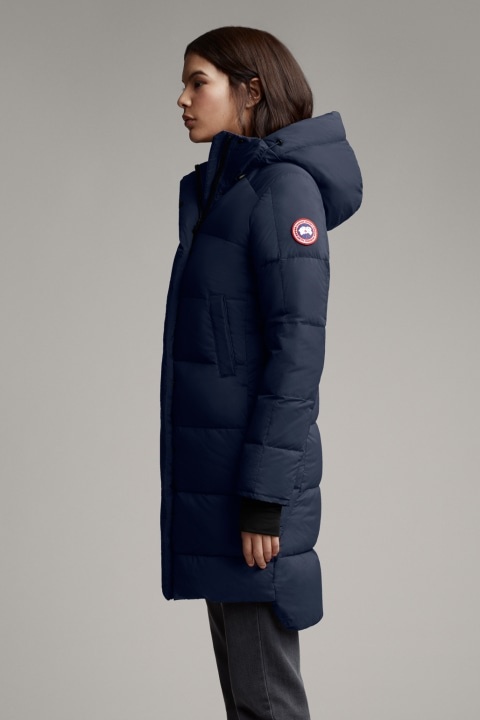 Shop Canada Goose Alliston Down Coat In Black