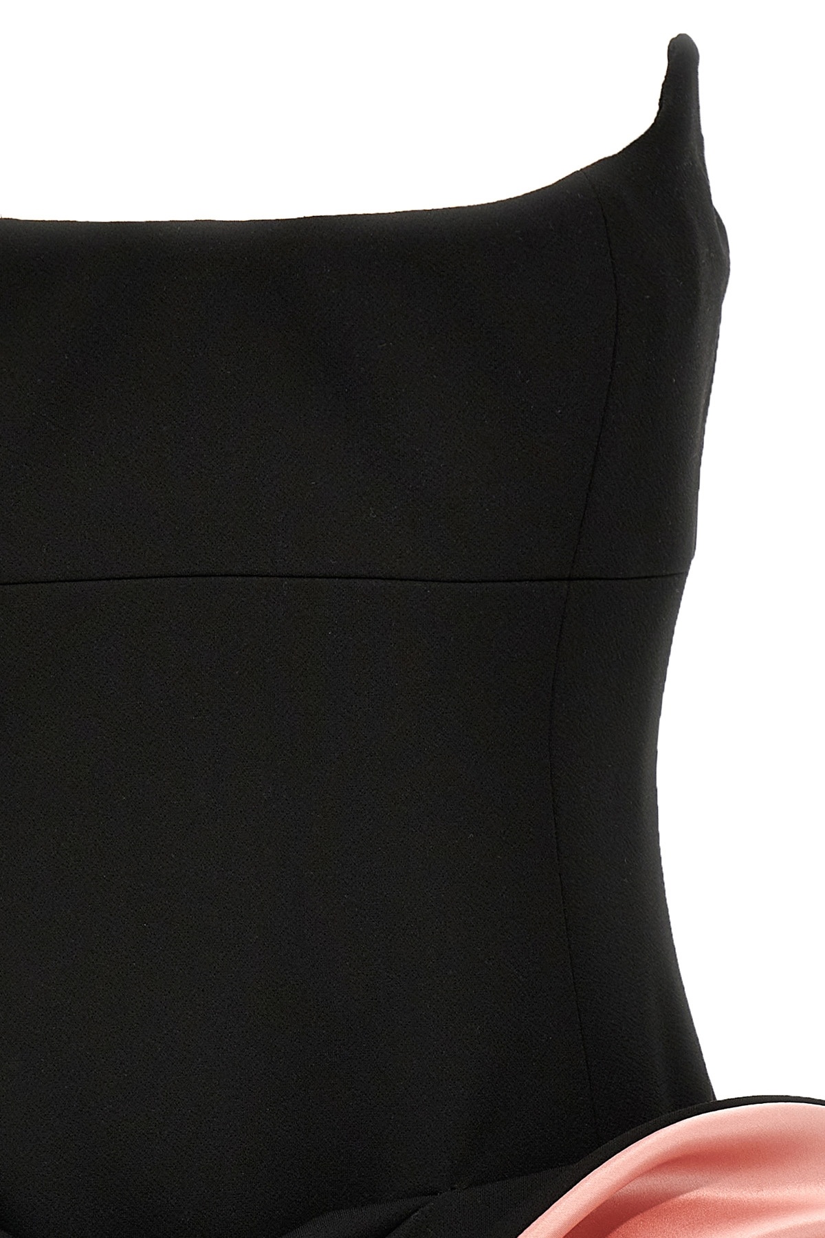 Shop Magda Butrym Strapless Mini Dress In Black