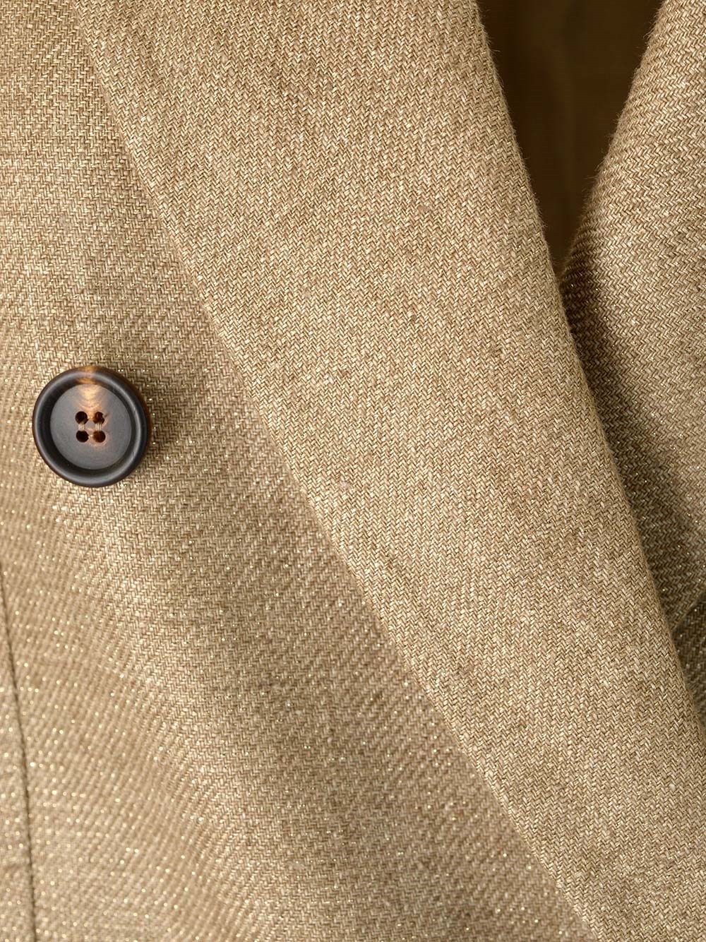 Brunello Cucinelli Double-breasted Button-fastening Jacket In Nude