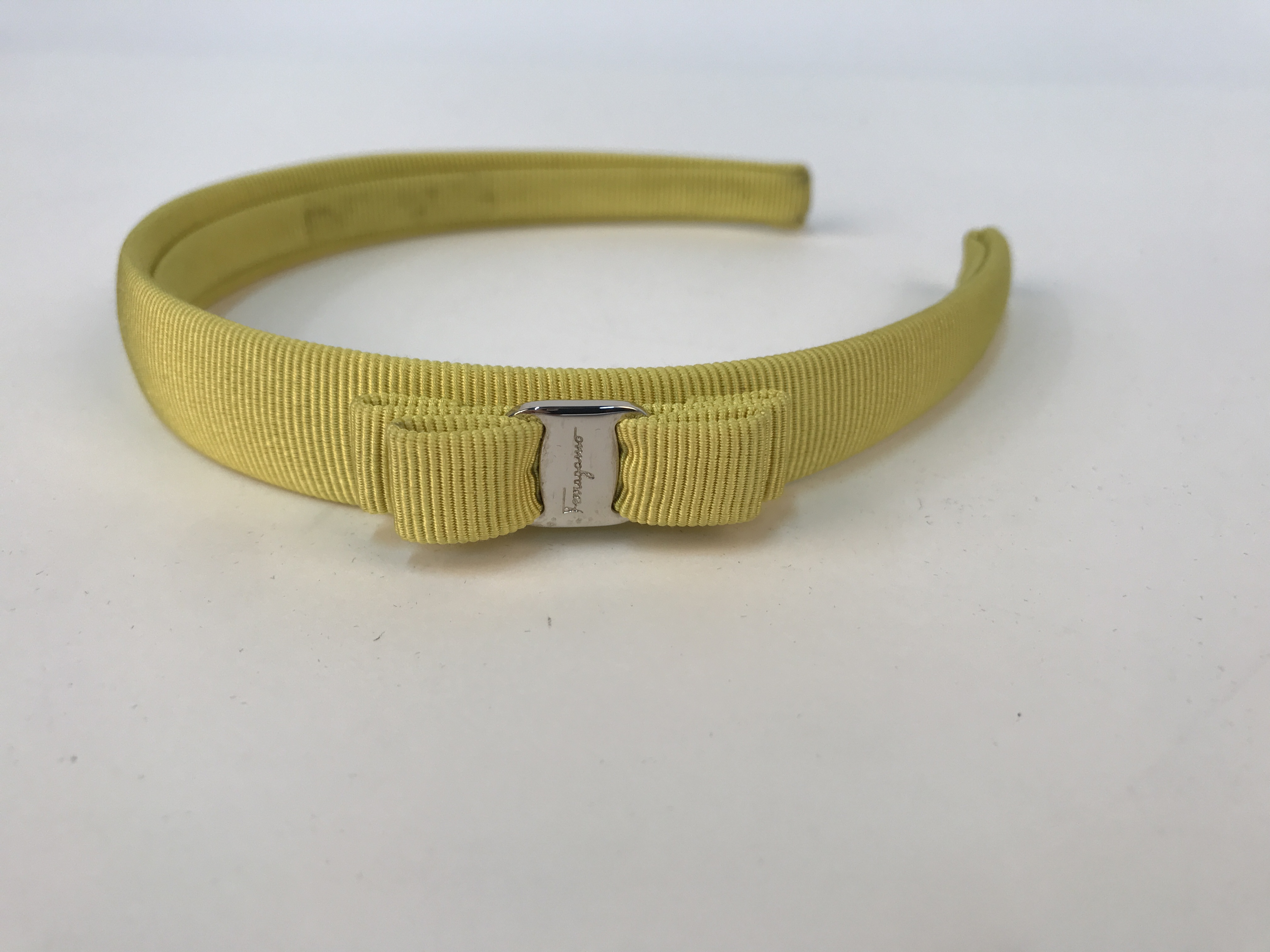Ferragamo Logo Details Hairband In Green