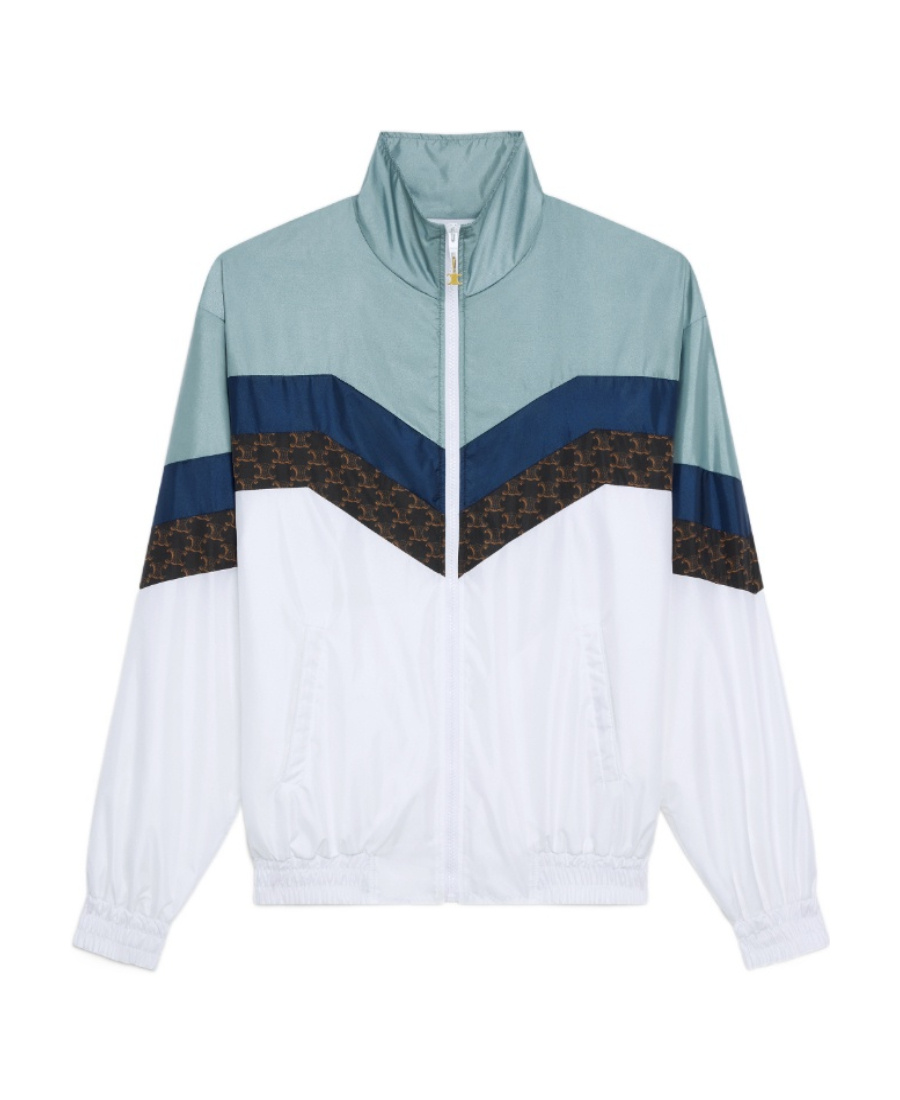 Celine Right-collar Casual Jacket In Optical White