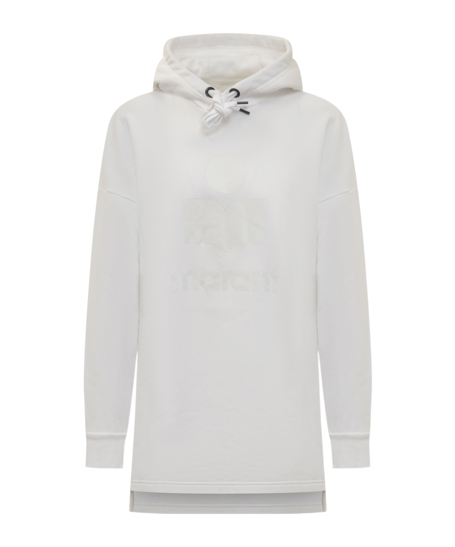 Isabel Marant Étoile Shannon Logo-printed Hoodie In White