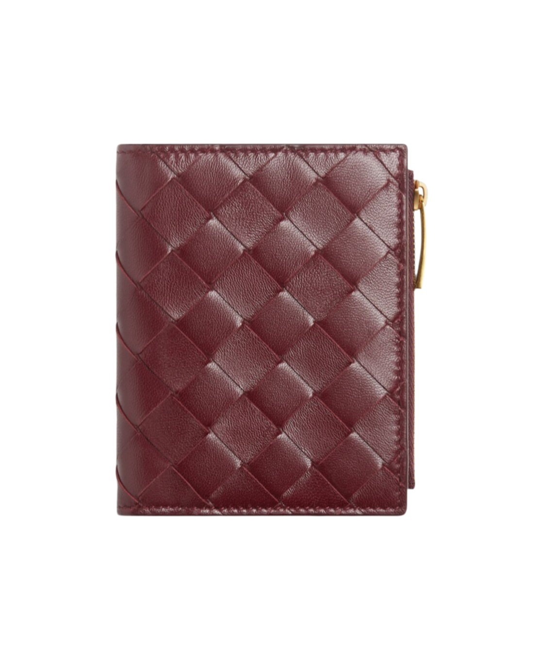 Bottega Veneta Cassette Leather Wallet In Red
