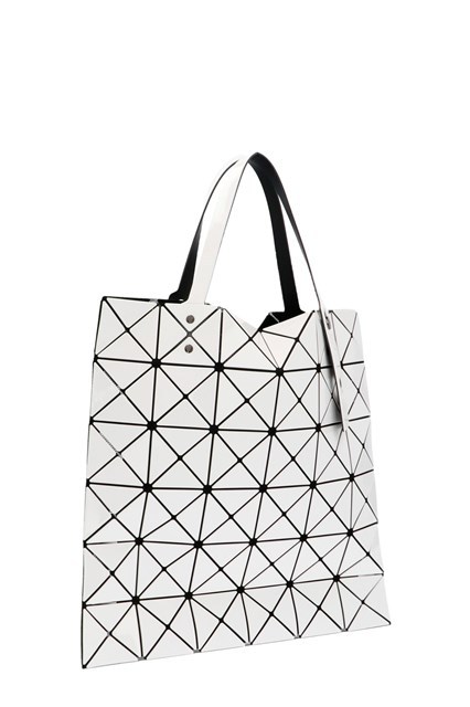 Bao Bao Issey Miyake Lucent Geometric-pattern Tote Bag In White