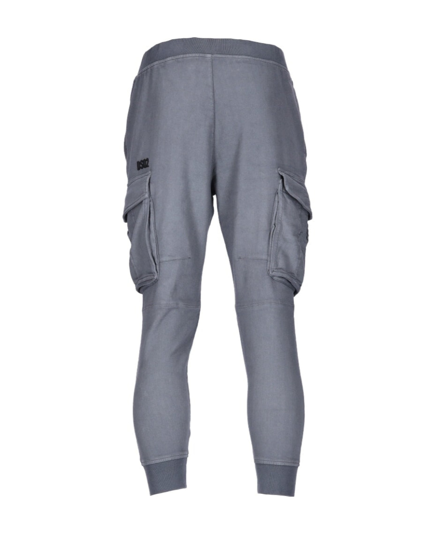 Dsquared2 Slip-on Cargo-pocket Track Pants In Gray