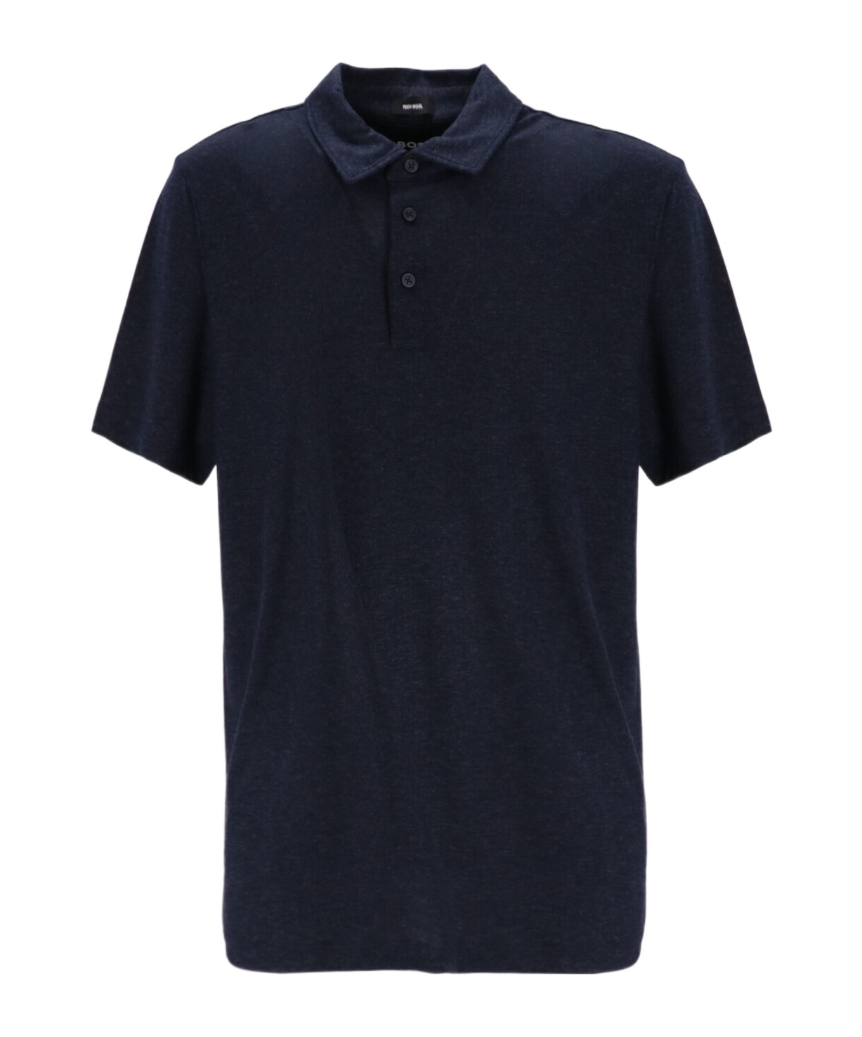 Hugo Boss Stripe-detailing Polo Shirt In Black