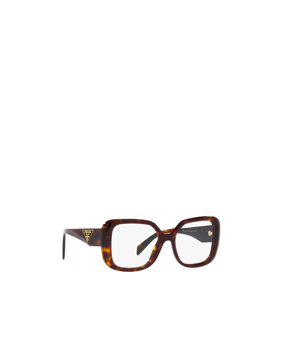 Prada Eyewear Square Frame Glasses In Black