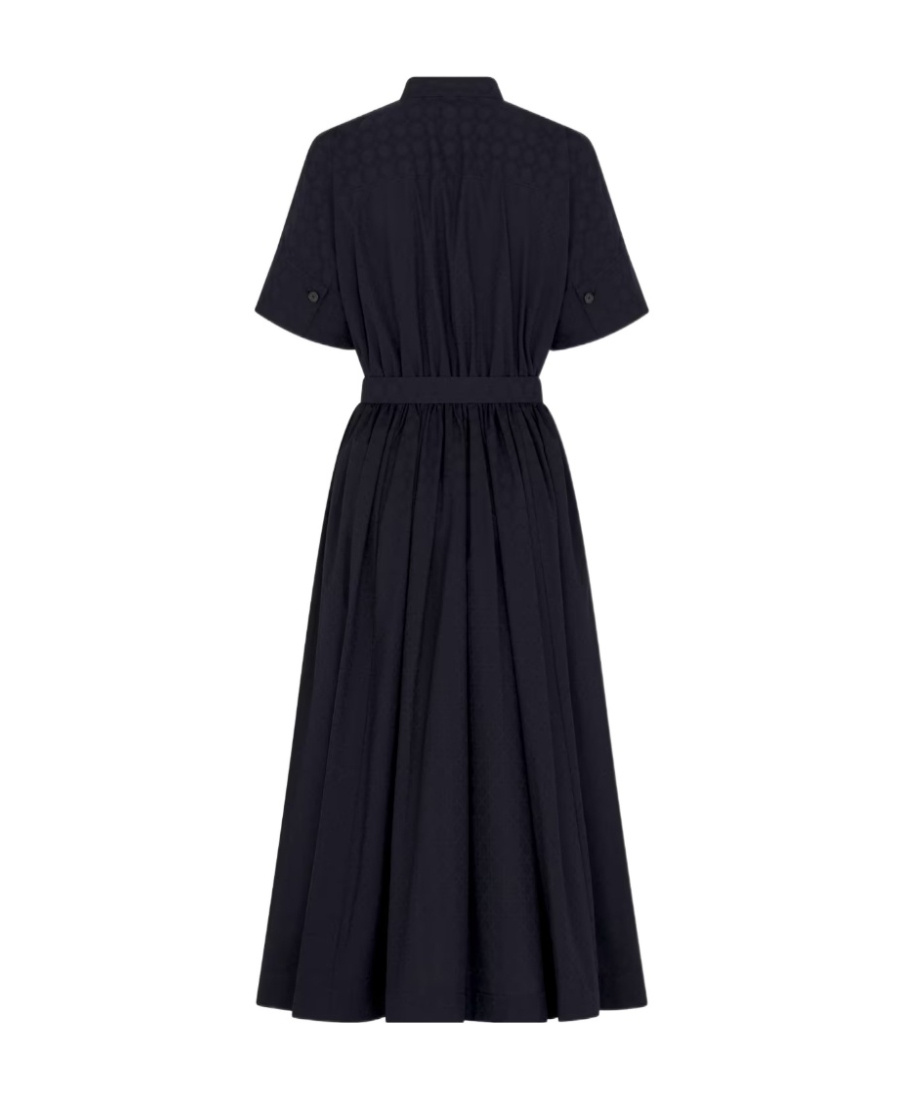 DIOR MEDIUM-LONG DRESS WITH STAND-UP COLLAR 