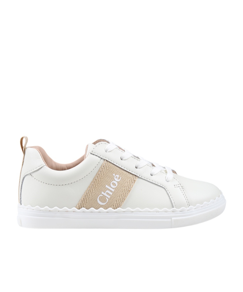 CHLOÉ ROUND HEAD LOW-CUT SNEAKERS
