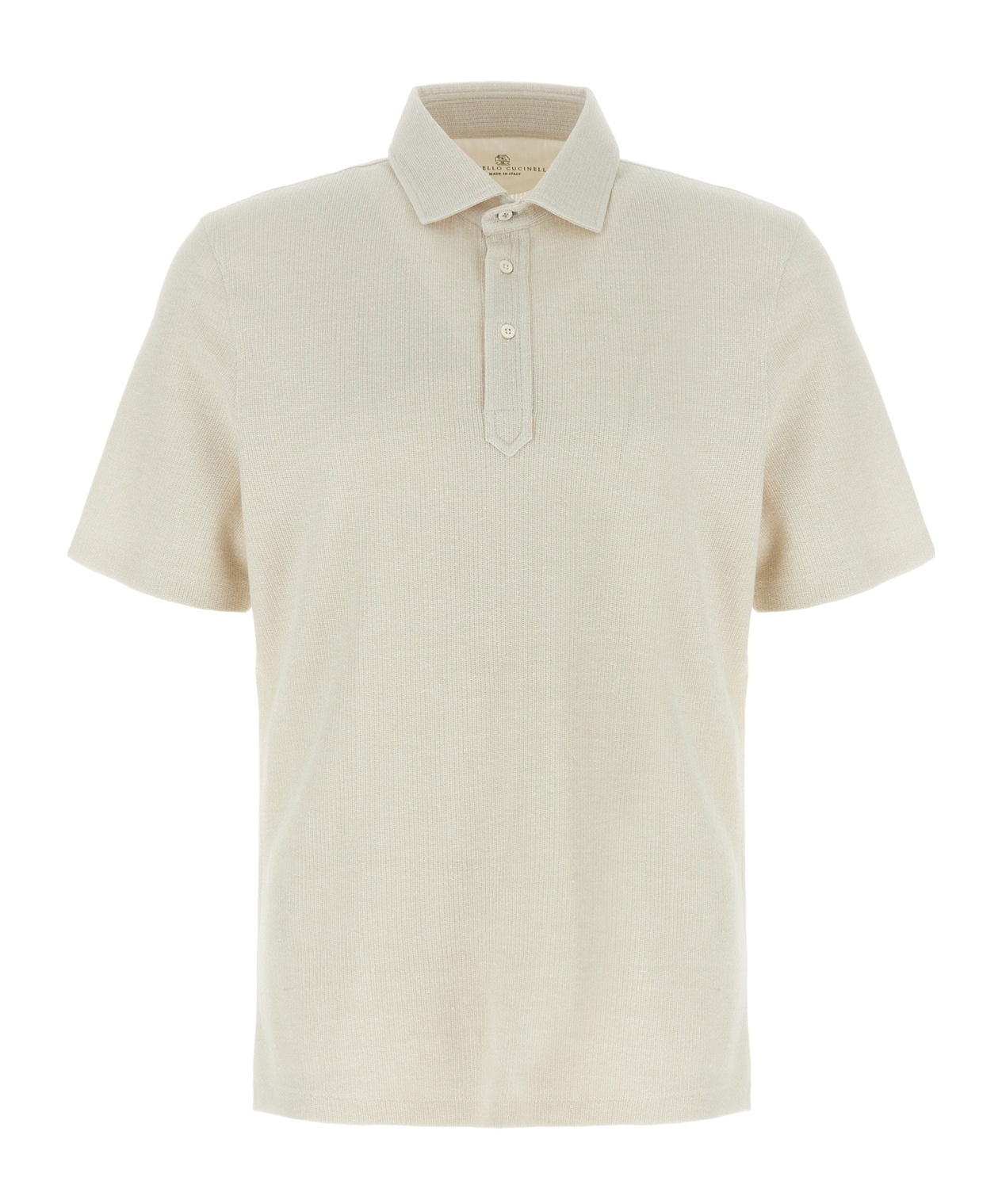 Brunello Cucinelli Cotton Polo Shirt In White