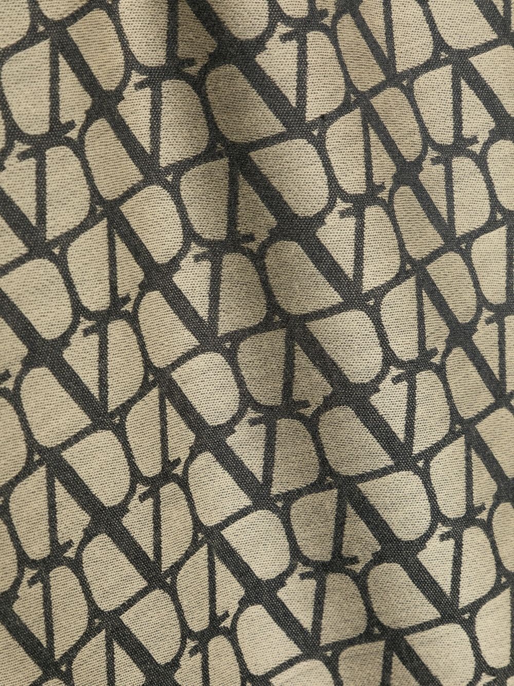 Valentino Toile Iconographe Frayed-edge Scarf In Black