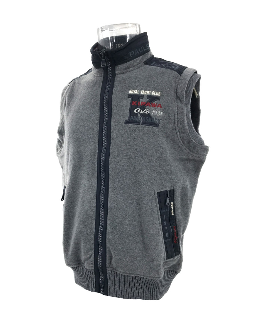 Paul & Shark Logo Leisure Vest In Black