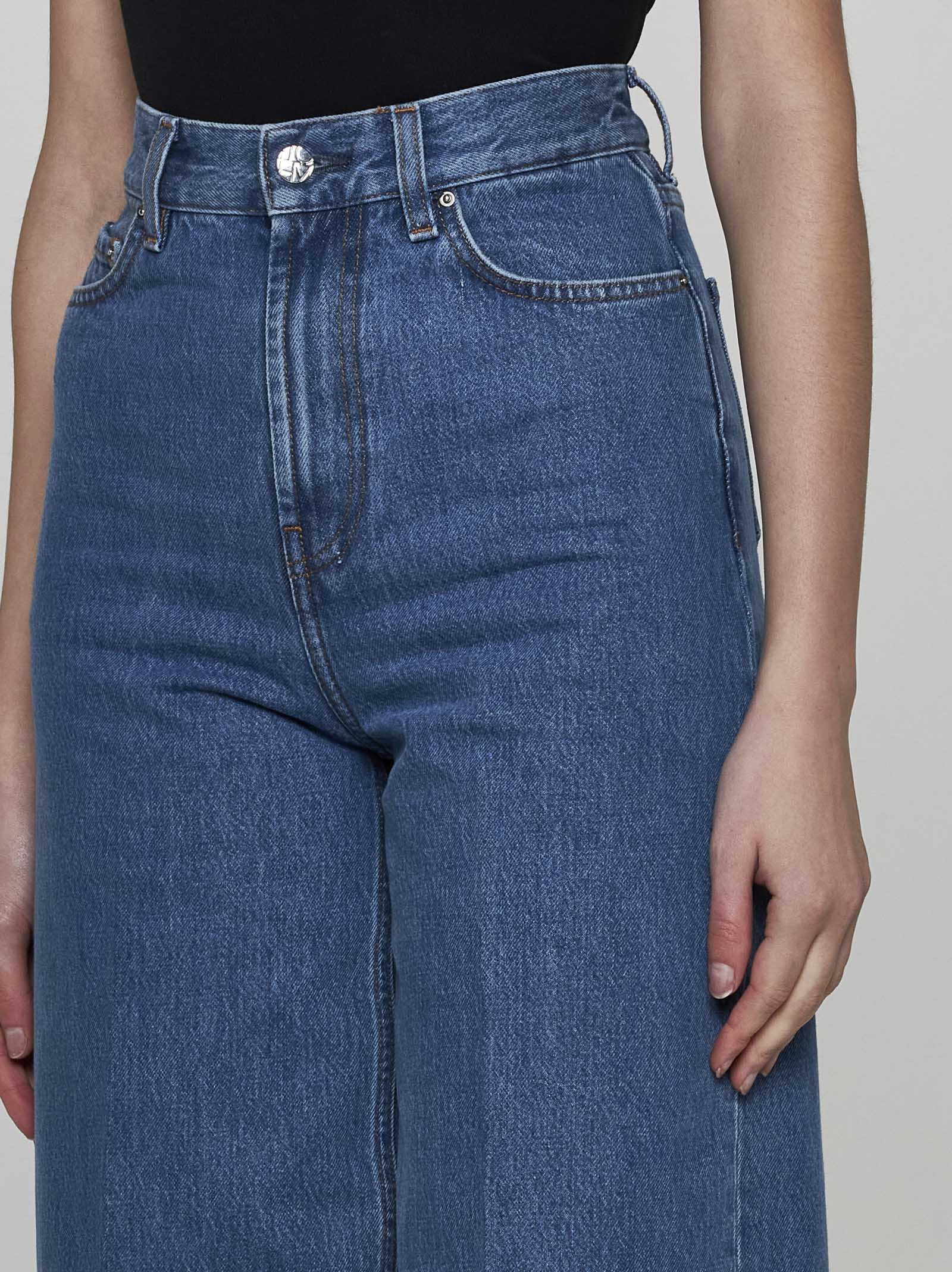 Totême High-waisted Wide-leg Jeans In Blue