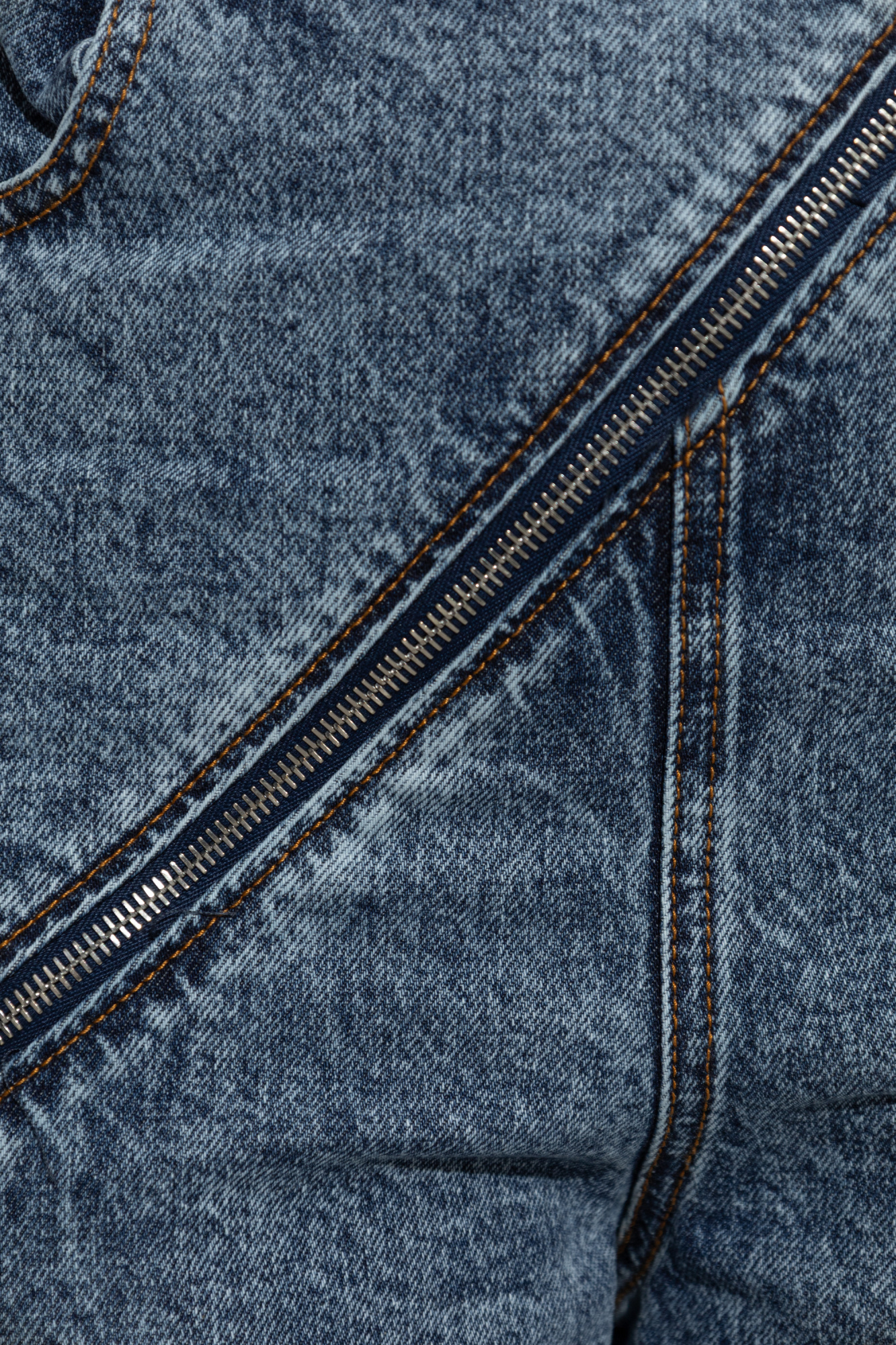 Alaïa Jeans With Belt Loops In Blue