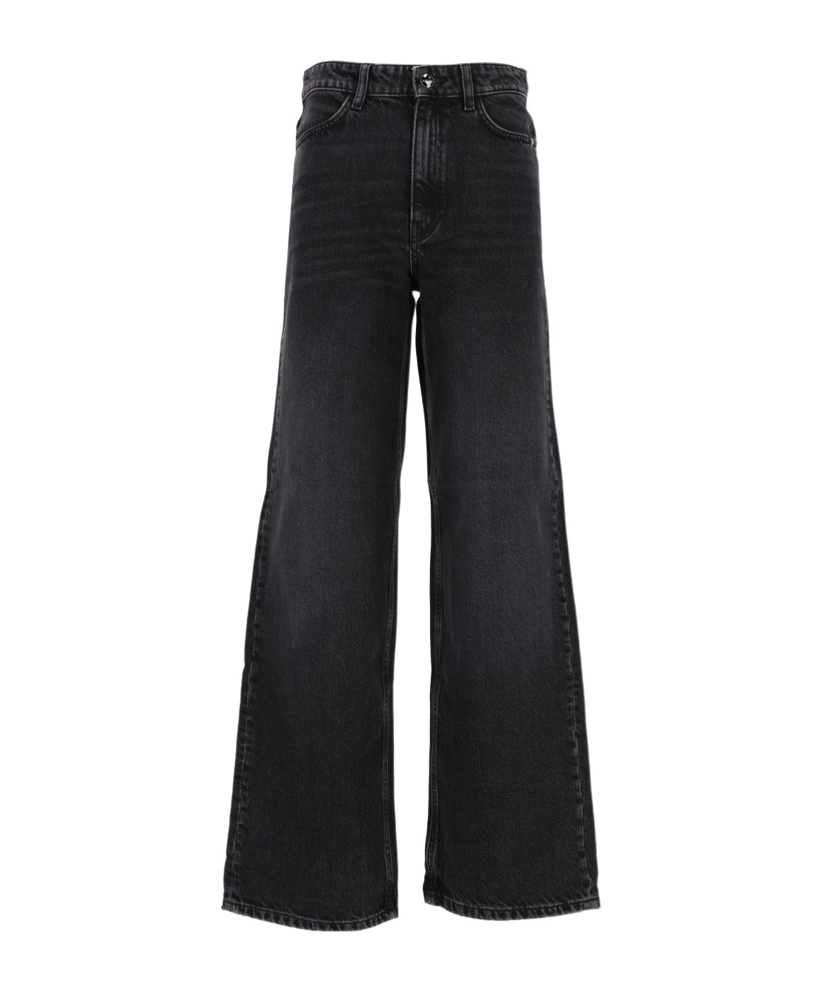 Amish Wide-leg Jeans In Black