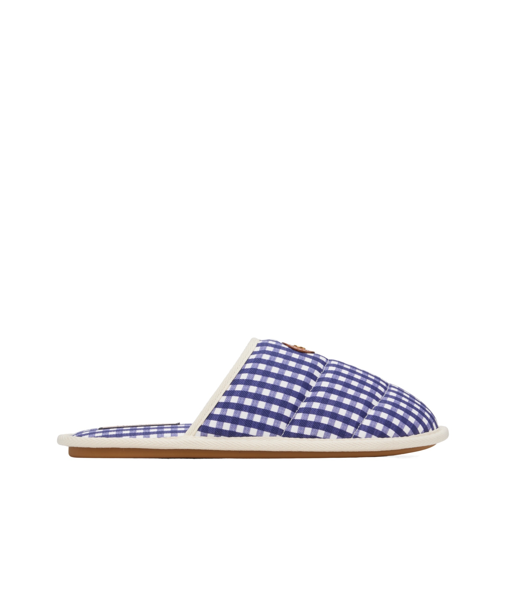 Valentino Printed Fabric Ta Chambre Slippers In Multicolor