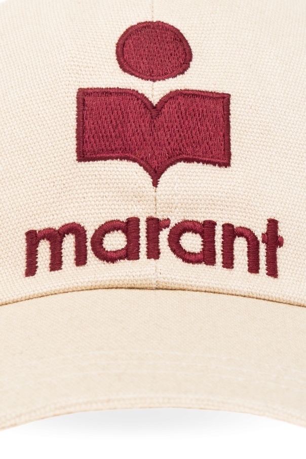 Isabel Marant Tyron Logo-embroidered Baseball Cap In White