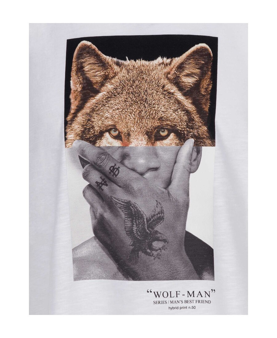 Neil Barrett Printed T-shirt In White