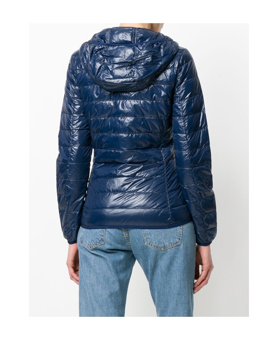 EA7 LOGO PRINT PUFFER JACKET
