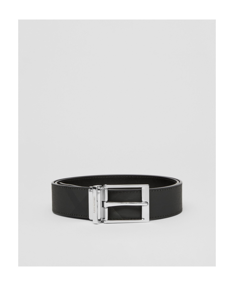 BURBERRY BURBERRY LOGO ENGRAVED REVERSIBLE BUCKLE BELT
