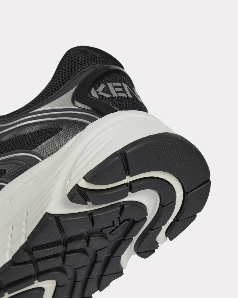 Kenzo Low Top Sneakers With Chunky Rubber Sole In Black
