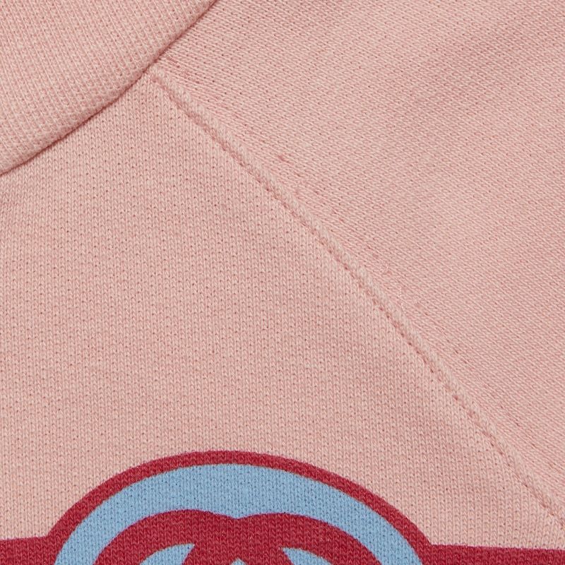 Gucci Interlocking G Zip-up Hoodie In Blue