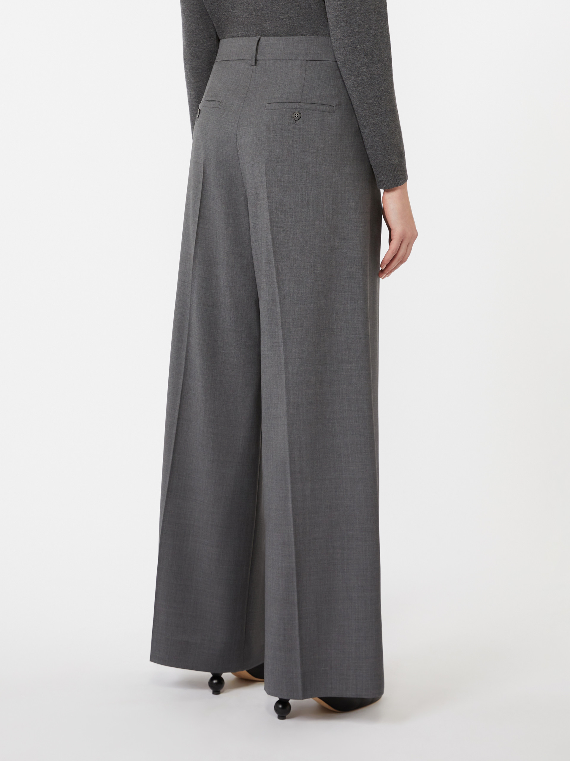 Weekend Max Mara Belt Loops Slacks In Black