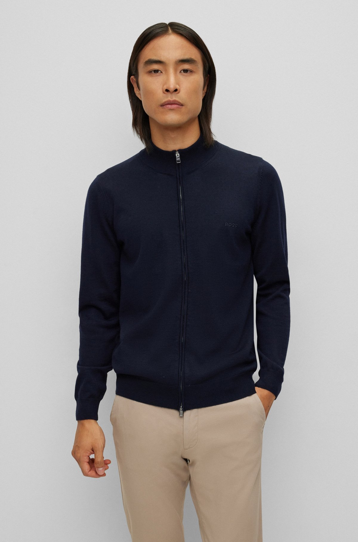 Hugo Boss Cardigan "balonso" In Black