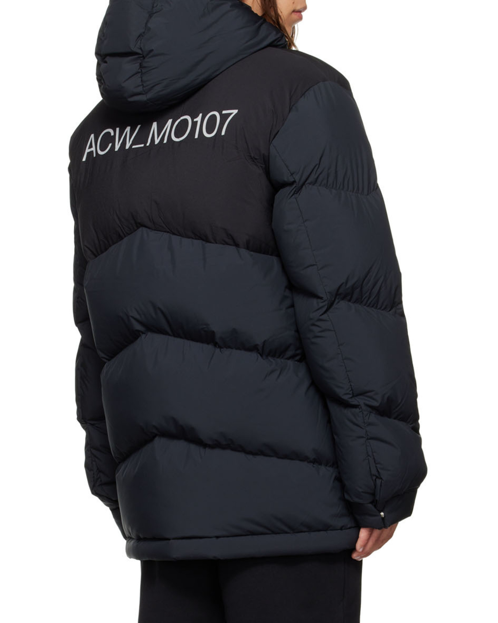 A-cold-wall* Hooded Padded Jacket In Black