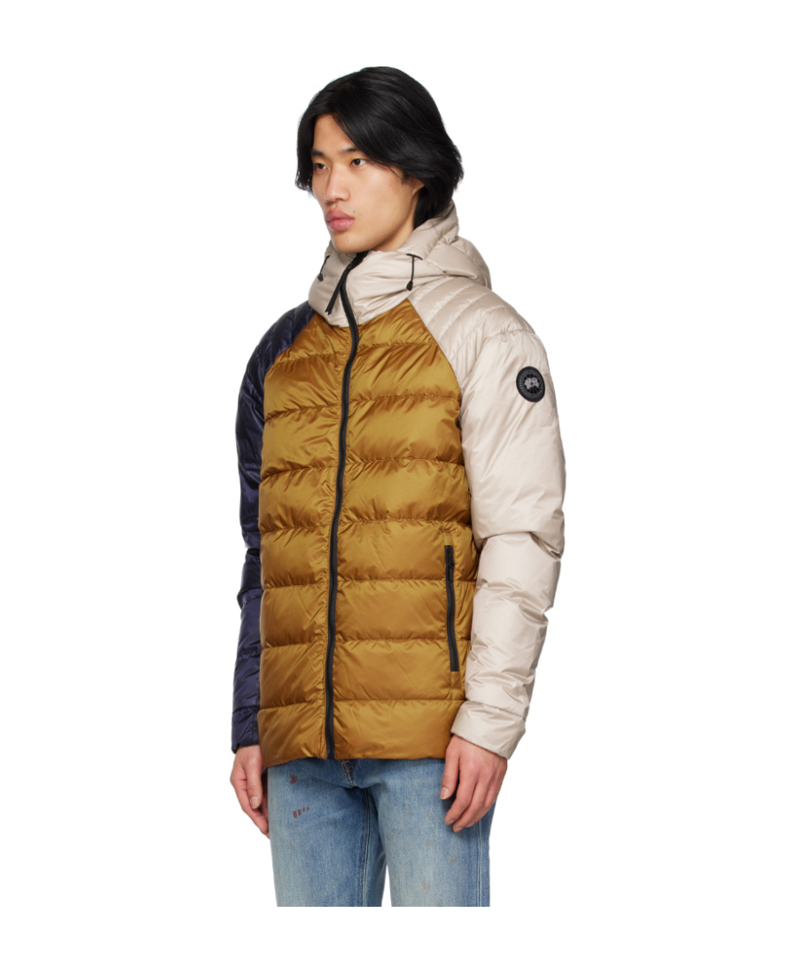 Canada Goose Double-sided Down Jacket With Logo In Brown