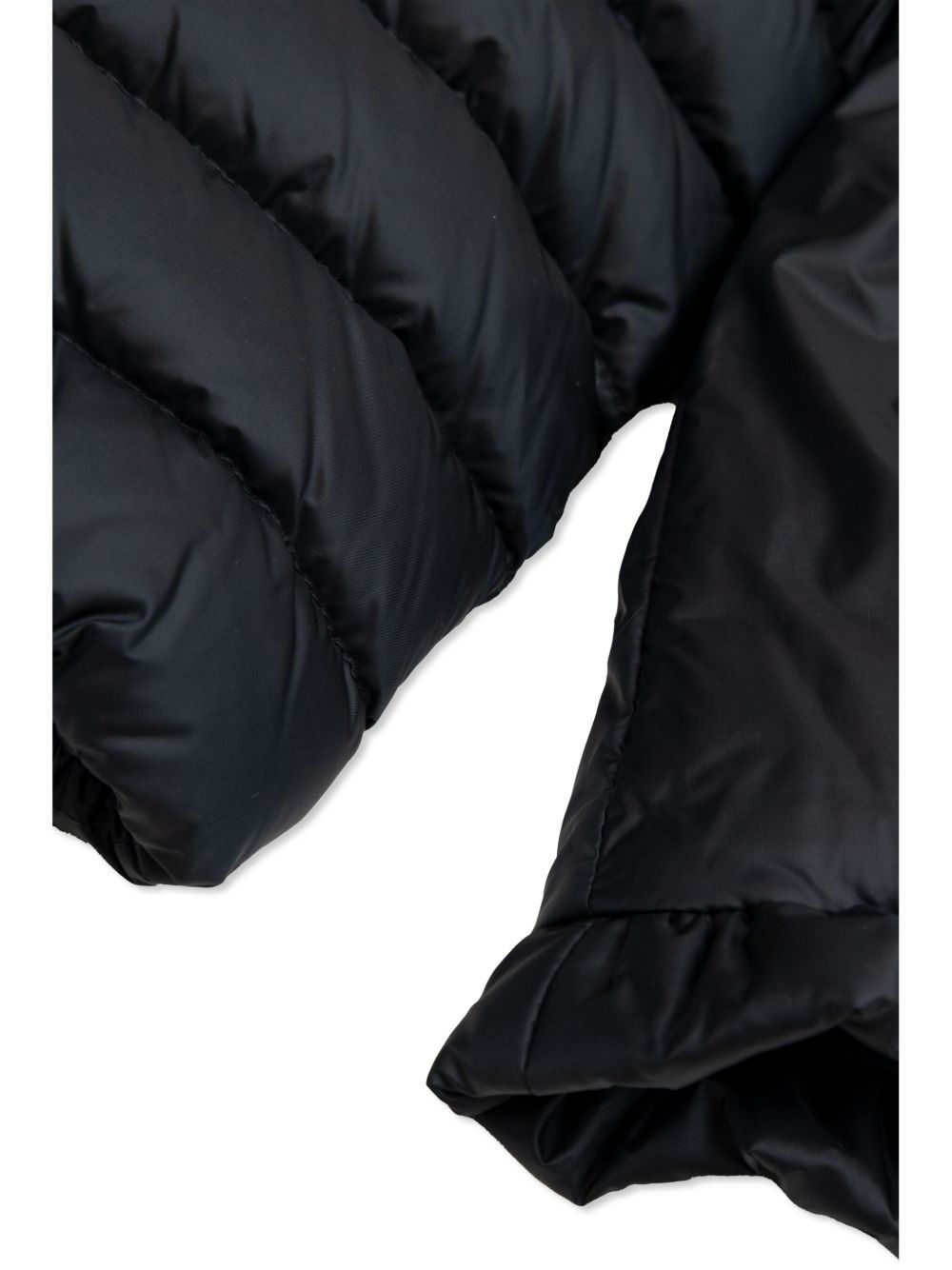 Moncler Long-sleeved Down Jacket In Blue