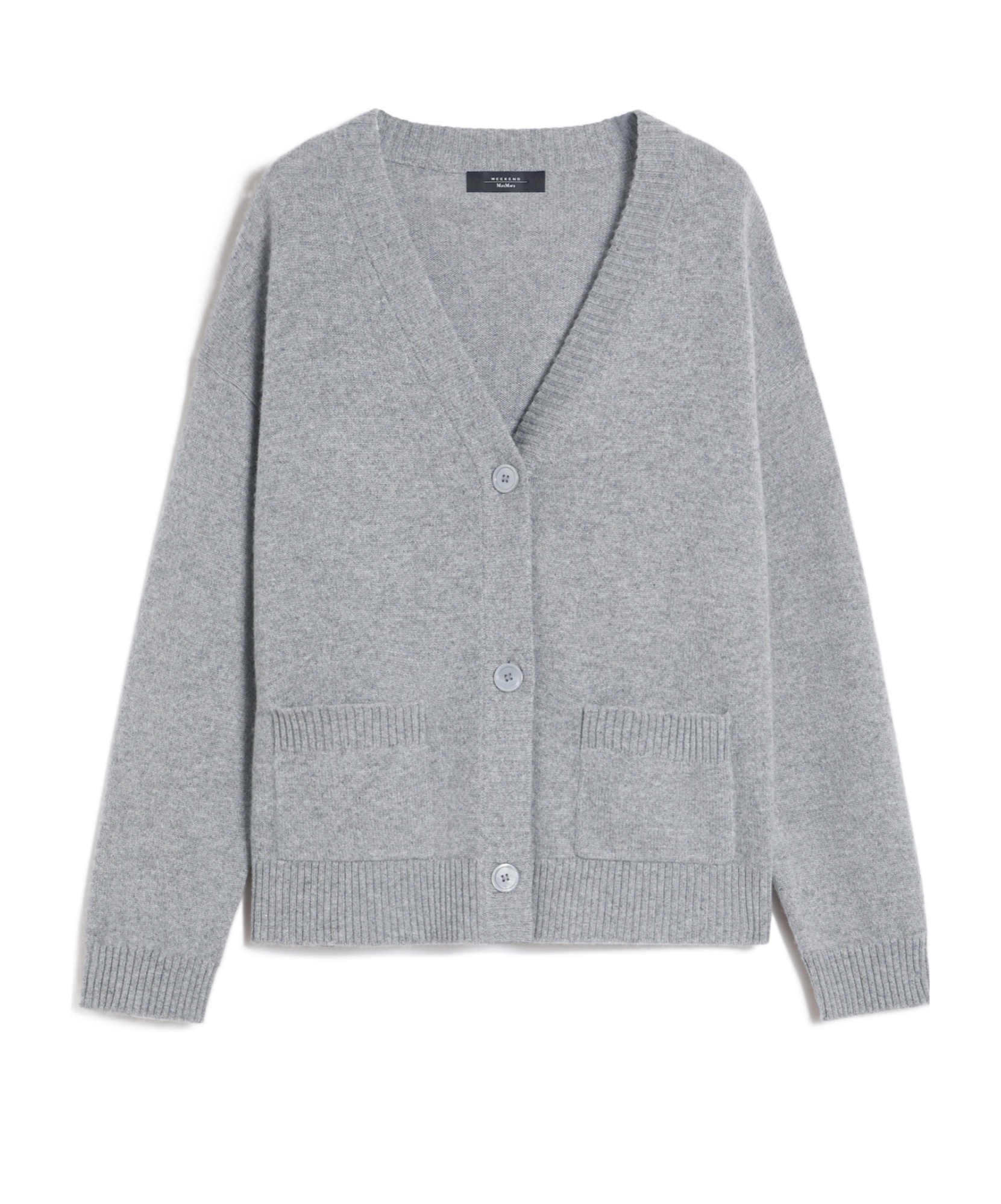 Weekend Max Mara Knit Cardigan In Gray