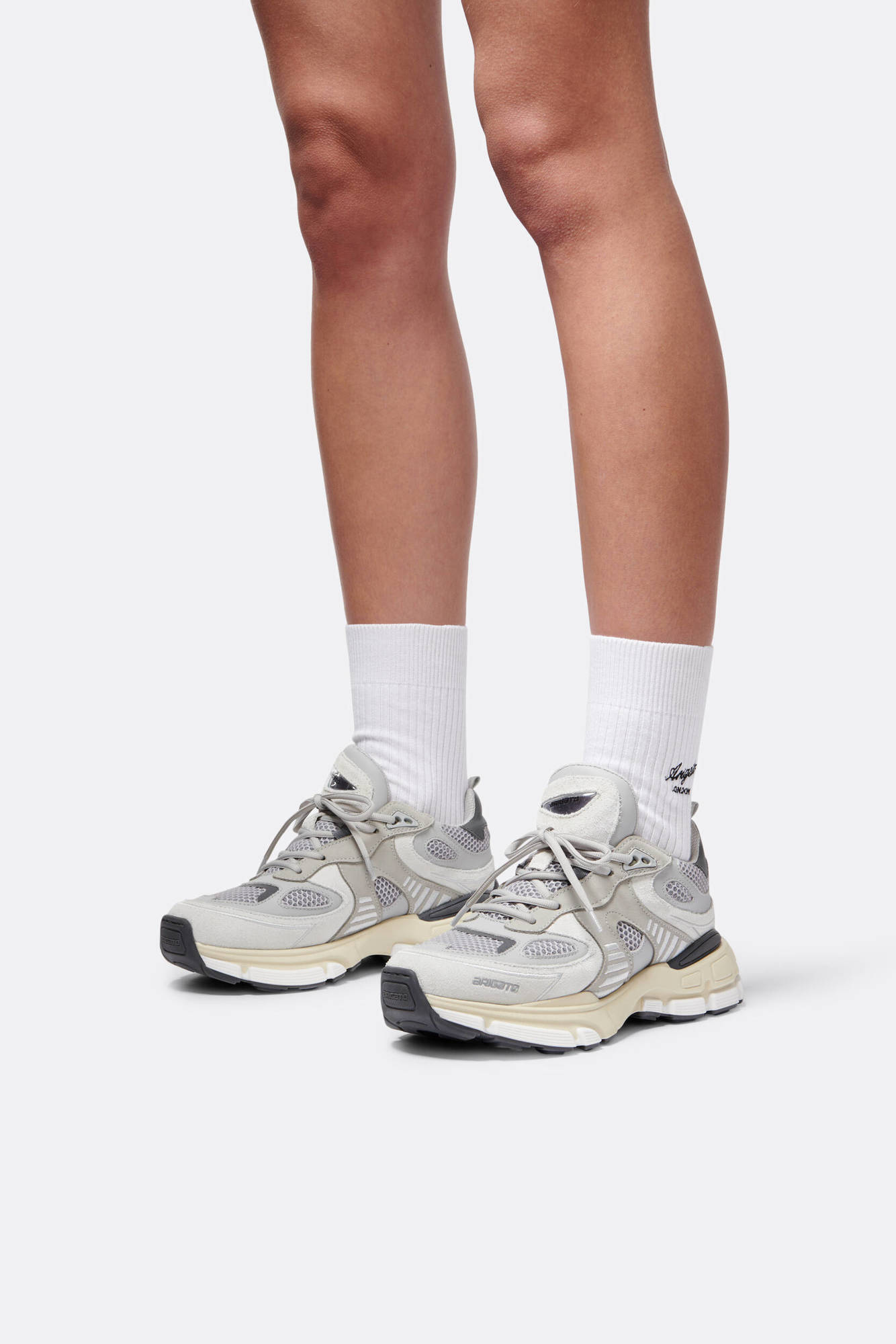 Axel Arigato Marathon Sphere Runner Sneakers In Gray