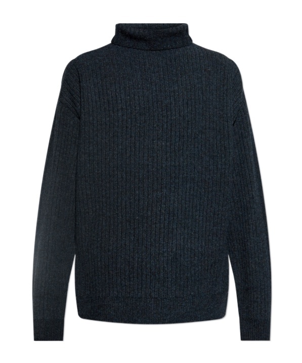 Lemaire Yak Alpaca High Neck Sweater In Black
