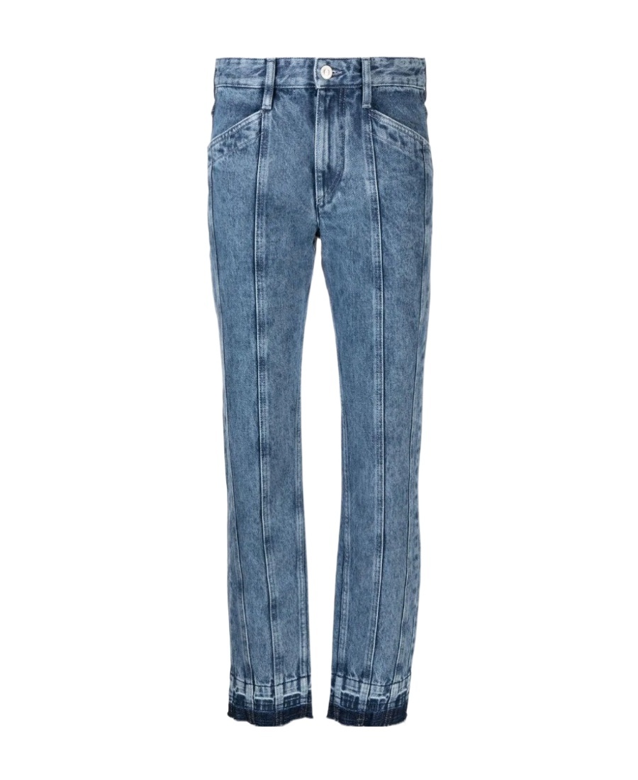 Isabel Marant Étoile Sulanoa Mid-rise Slim Jeans In Blue