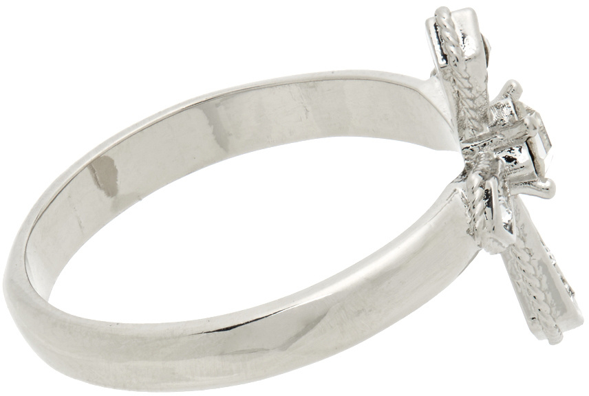 Dolce & Gabbana Cross Ring In White