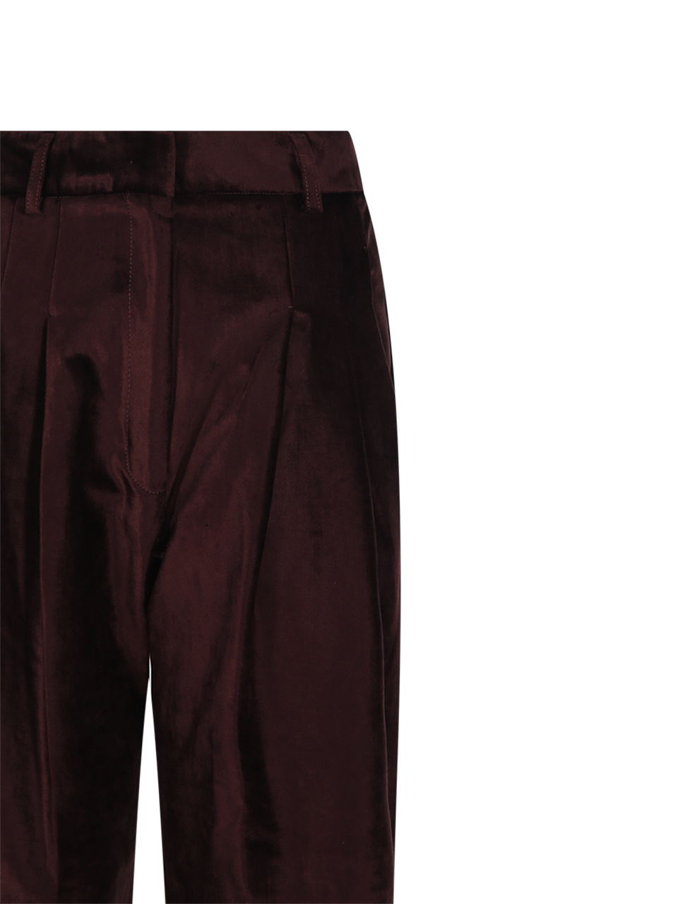 FORTE FORTE COTTON STRETCH VELVET PINCES PANT