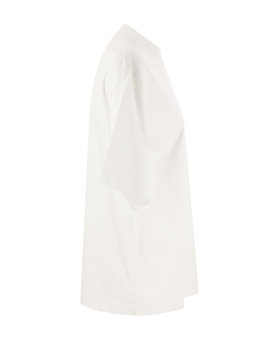 Marni Cotton T-shirt With Logo In White