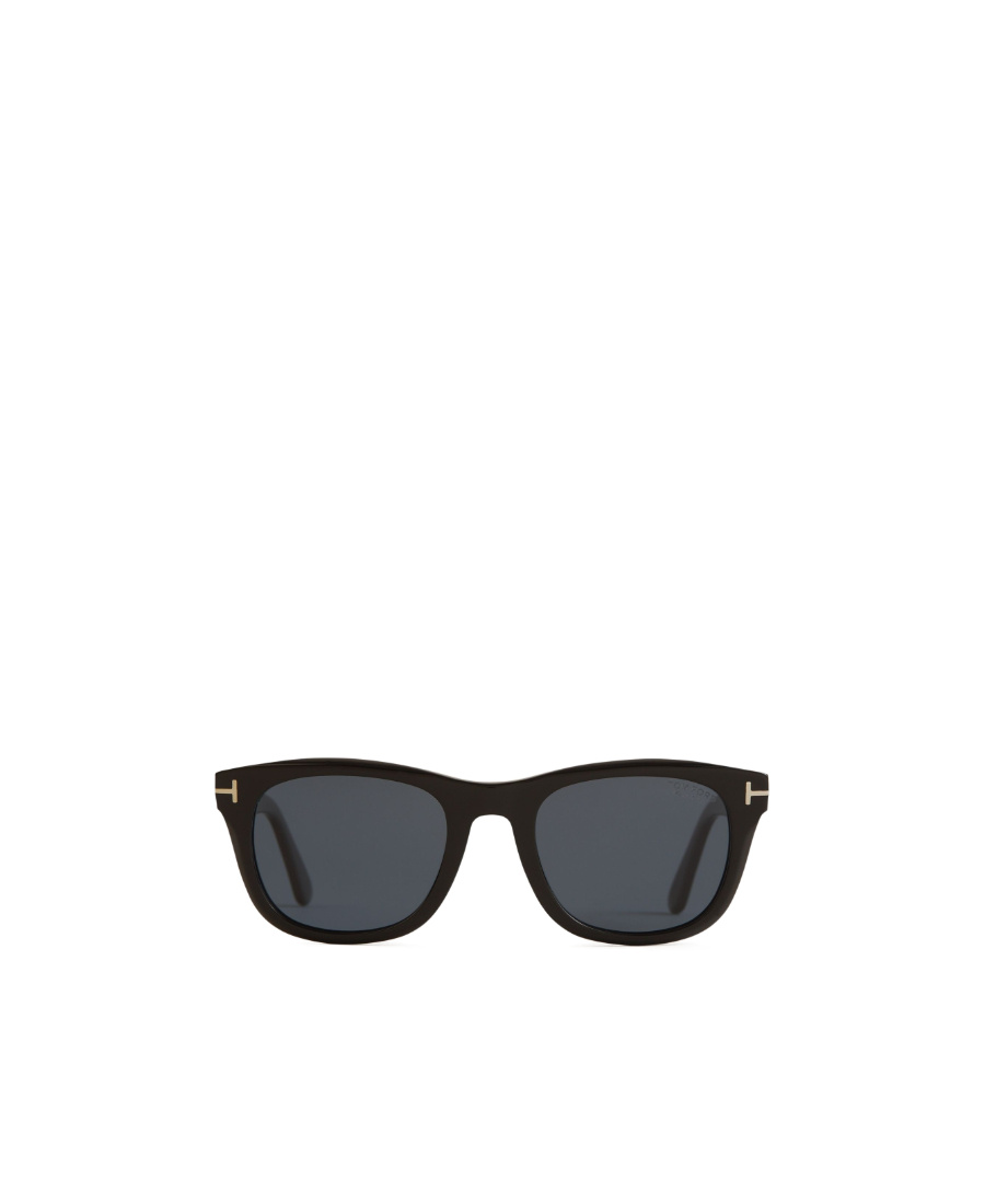 Tom Ford Kendel Smoke Gradient Square Unisex Sunglasses Ft1076 01b 54 In Black