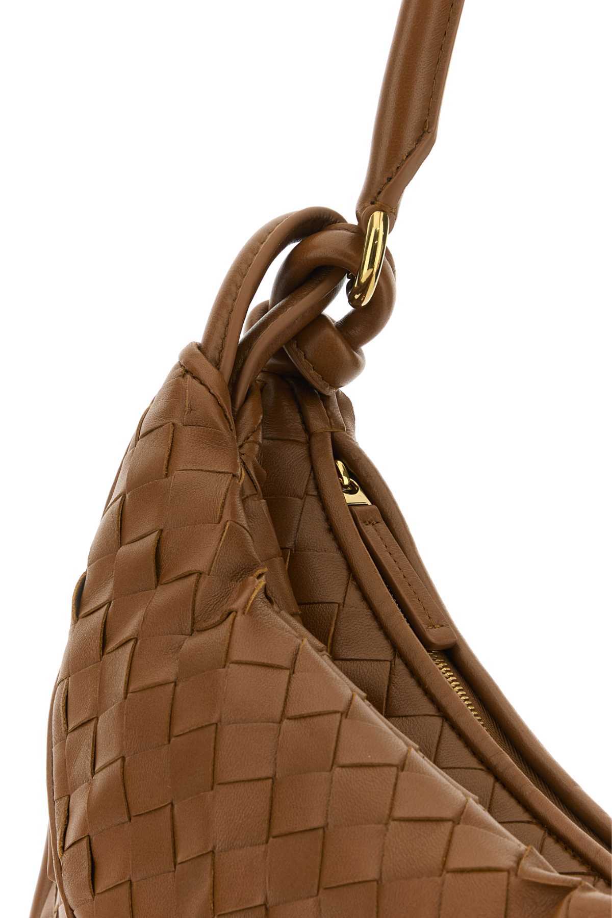 Bottega Veneta Medium Gemelli Shoulder Bag In Brown