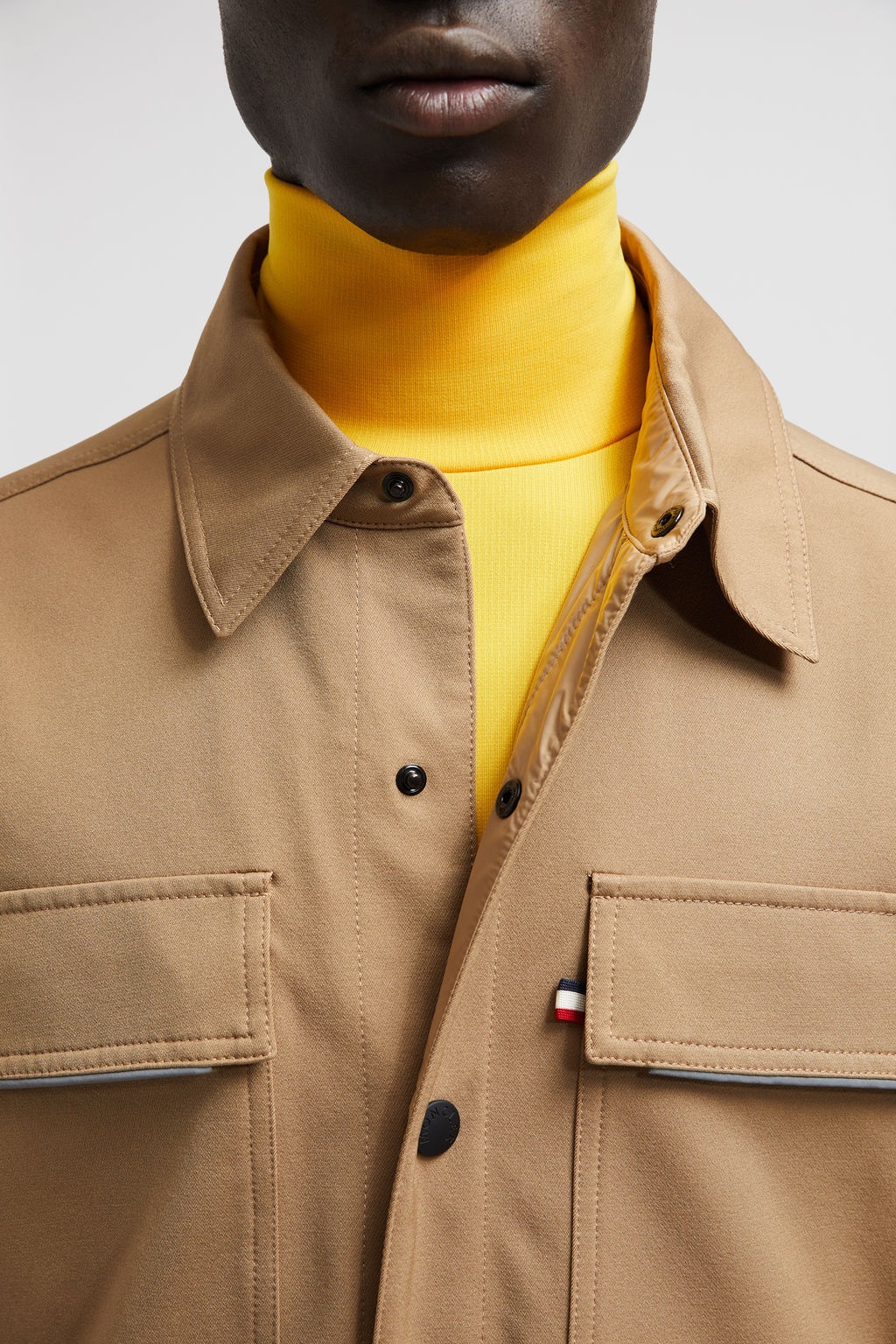 Moncler Veste-chemise Vadret In Green
