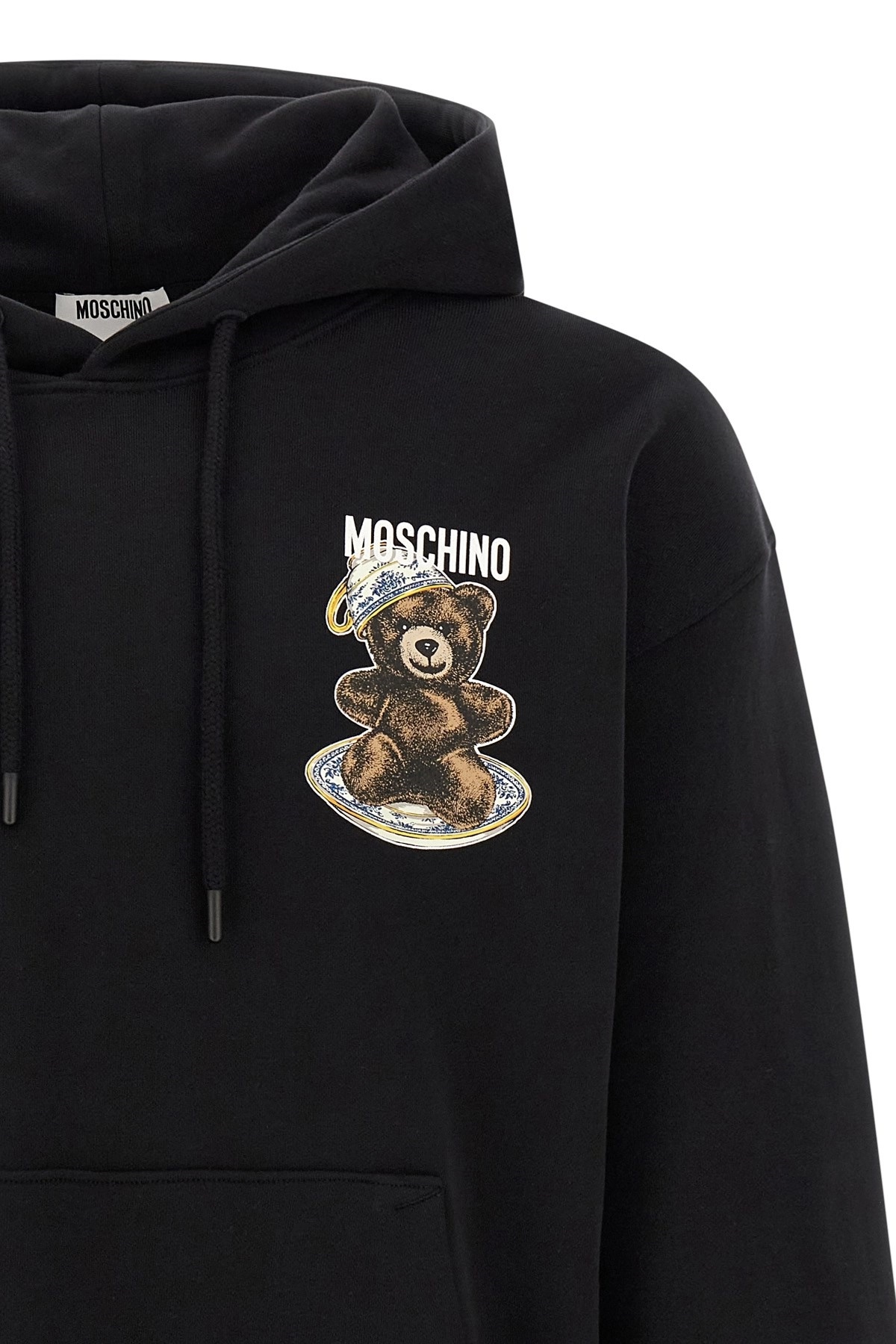 Moschino Long Sleeve Sweatshirt In Black