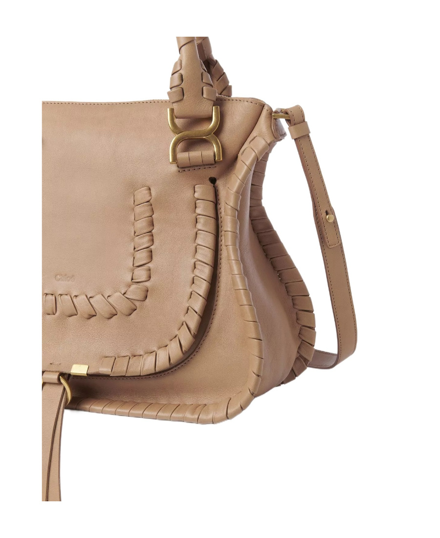 Chloé Interwoven-design Leather Bag In Brown
