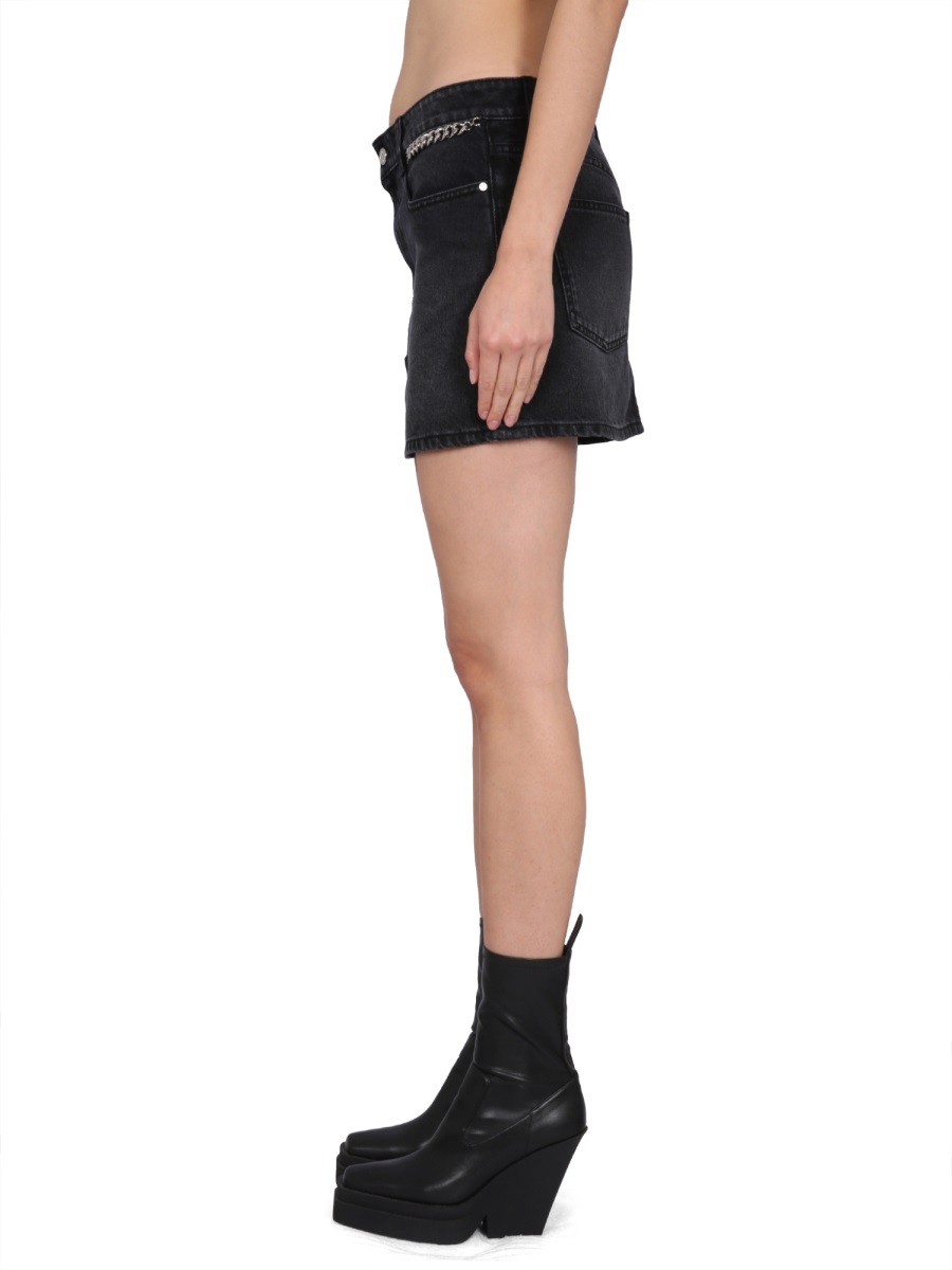 Stella Mccartney Falabella Skirt In Black
