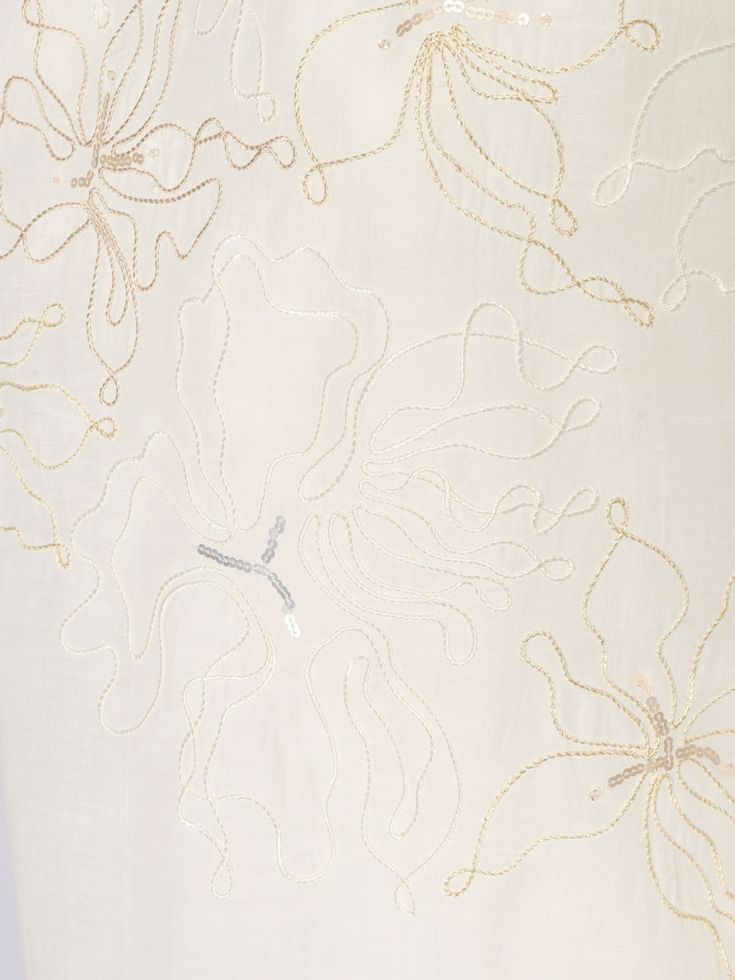 Antonelli Embroidered Pattern Blouse In Neutral