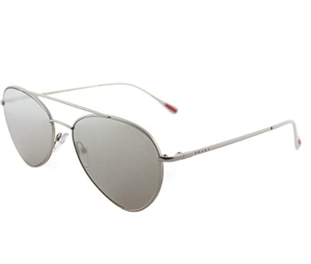 Prada Aviator Sunglasses In Gray