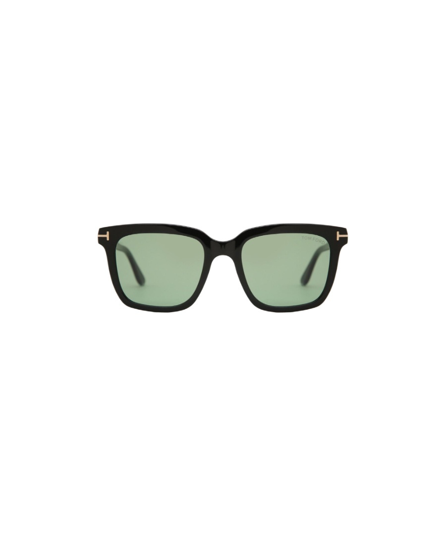 Tom Ford Logo Sunglasses In Black