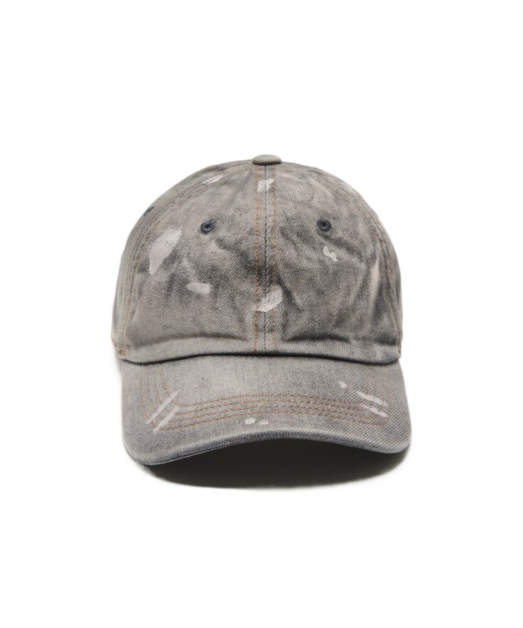 Acne Studios Carliy Trafalgar Embroidered Back Logo Adjustable Baseball Cap In Gray