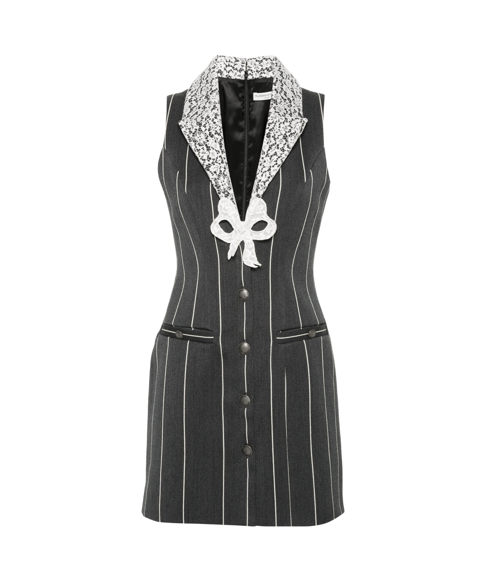 ALESSANDRA RICH SLEEVELESS DRESS